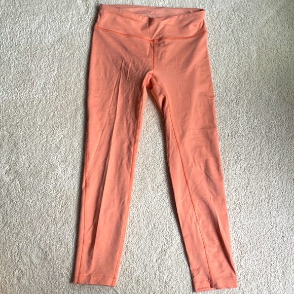 Outdoor Voices TechSweat Leggings Coral Orange in Size Small - Picture 1 of 3